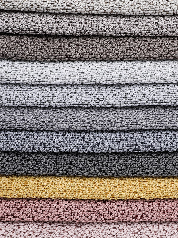 Țesături de poliester și canapea de lenjerie Emily Loop Buclă