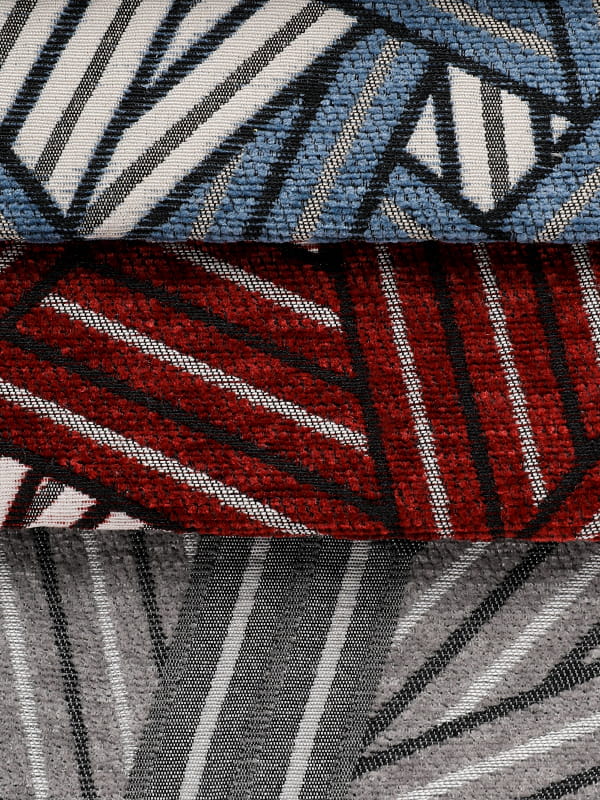 Culoare de Chenille țesută țesut Jacquard Fabric